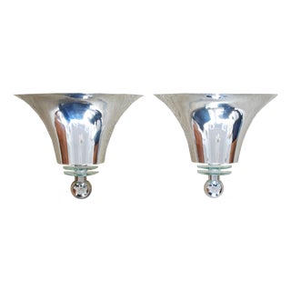 Vintage Art Deco Wall Lights, Set of 2 For Sale