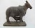 Kamadhenu Wooden Cow & Calf Rustic Hand Carved India Hindu Folk Art Sculpture For Sale - Image 9 of 11