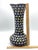 1990s Vintage MCM Polish Pottery Boleslawiec Large Ceramic Blue Floral Artist Signed Vase For Sale - Image 5 of 6