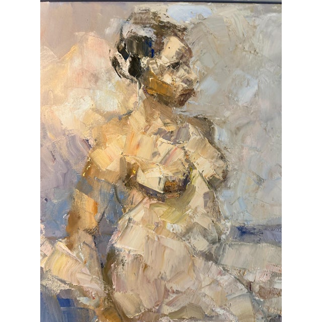 2000 - 2009 Peter Bowen, Leila, Oil on Canvas, 2000s For Sale - Image 5 of 8