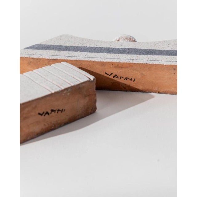 Vintage Ceramic Vases, 1980s, Set of 2 For Sale - Image 10 of 11