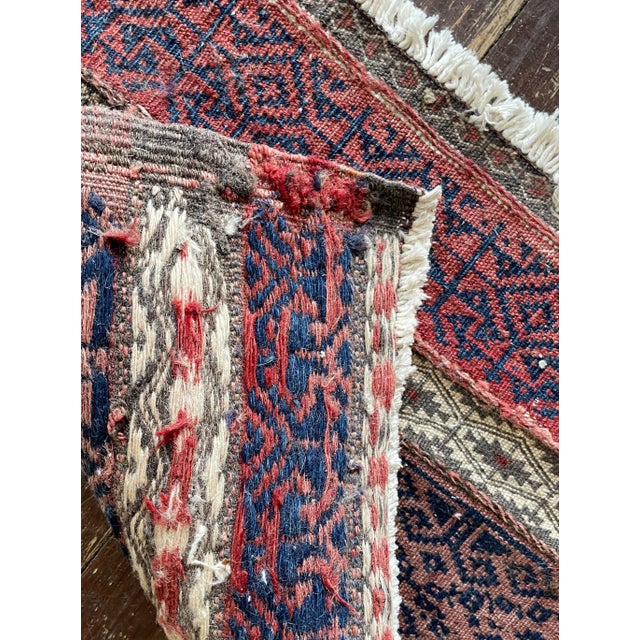 Antique Azerbaijan Rug/ Bag Soumak Kilim For Sale - Image 4 of 7
