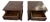 Solid Wood Coffee Table & Matching End Tables For Sale