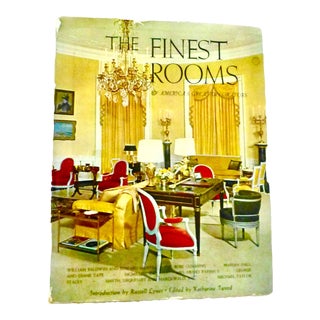 Vintage the Finest Rooms by America's Greatest Decorators Book For Sale
