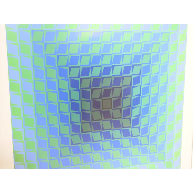 Victor Vasarely, Permutations, Color Screen Print, 1960s For Sale - Image 4 of 10