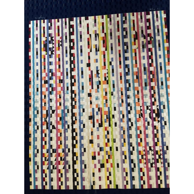 Silk Tapestry by Yaacov Agam, 1981 For Sale - Image 6 of 10