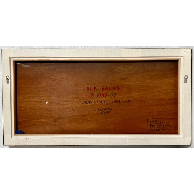 Jack Balas, Large Jack Balas Contemporary Modernist Horse Enamel & Oil Painting Western Art, 1997-1999 For Sale - Image 10 of 10