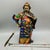 Chinoiserie Enameled Brass Guan Gong Sculpture, Colorful Cloisonne Warrior God Figurine, Chinoiserie Tabletop Decor For Sale - Image 3 of 8
