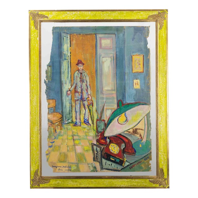 Sirio Pellegrini, Buongiorno Professore!, Mixed Media, 1969 For Sale