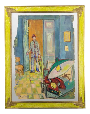 Sirio Pellegrini, Buongiorno Professore!, Mixed Media, 1969