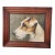 1990s Oil on Canvas Portrait Dog Painting of a Jack Russell Terrier For Sale