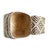 Asian Bamboo Beaded Box White & Gold Small For Sale - Image 3 of 9