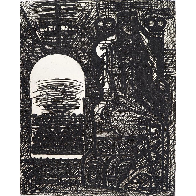 Modern Marcel Gromaire, Shakespeare, Lady Macbeth, 1958, Original Etching For Sale - Image 3 of 7
