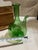 1970s Mid-Century Green Glass Decanter For Sale - Image 5 of 5
