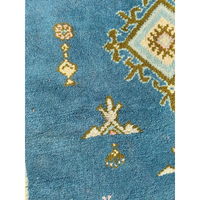 Blue Vintage Tunisian Rug For Sale - Image 13 of 17
