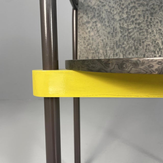 Italian Modern Formica Chair attributed to Martine Bedin for Memphis, 1980s For Sale - Image 11 of 18