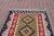 1970s 1970s Mid-Century Modern Blue Kilim Rug For Sale - Image 5 of 8