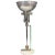 Metal Gilbert Rohde Art Deco Nickel & Brass Lamp For Sale - Image 7 of 7