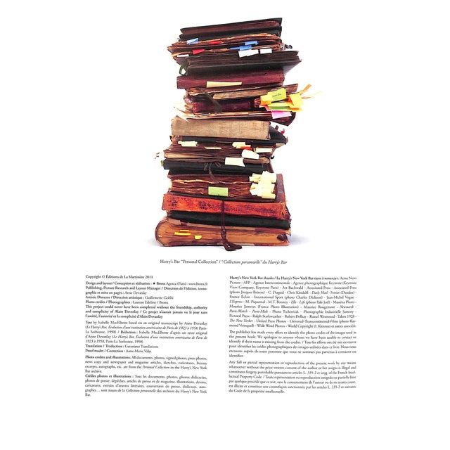 White "Harry's Bar 1911-2011" Macelhone, Isabelle For Sale - Image 8 of 12