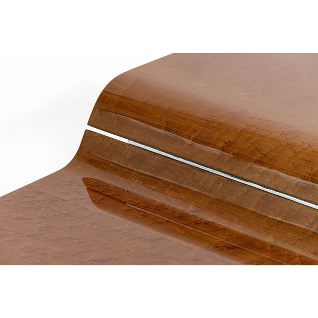 Vintage Postmodern Sculptural Lacquered Wood Coffee Table, 1970s For Sale - Image 10 of 14