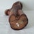 1998 Wood Sculpture "Bell Ringer" Signed Nicolae Serban Romania 23"h Modernist Expressionist Folk Art For Sale In Tampa - Image 6 of 11