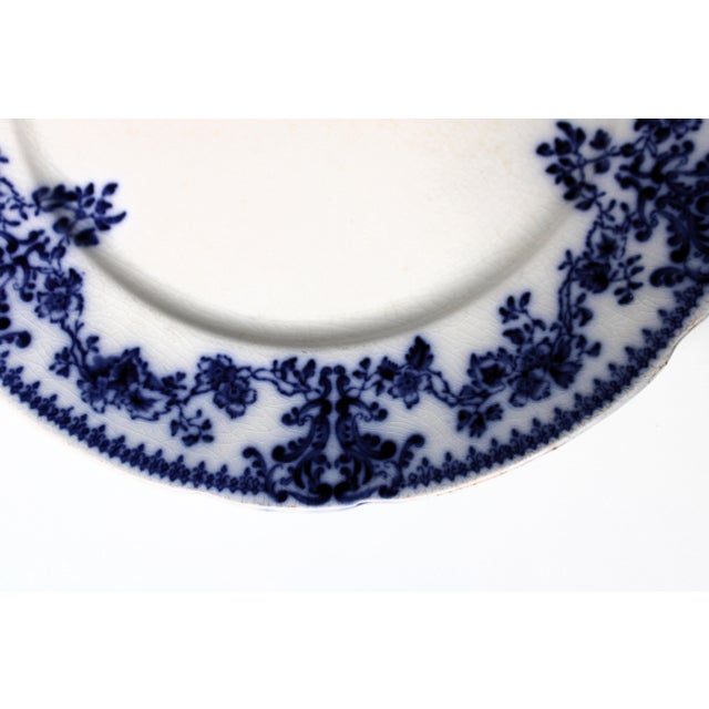 Elevate your tablescape or display cabinet with this exceptional English dinner plate. Dating back to 1890-1910. This...