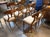 Brown Set of 8 Biedermeier Walnut Dining Chairs For Sale - Image 8 of 10