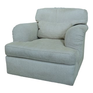 Baker Modern Fully Upholstered Living Room Chair For Sale