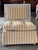 1950s Pair Upholstered Slipper Chairs With Painted Frames For Sale - Image 4 of 9