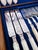 Victorian Antique Mother of Pearl and Silver Plated Flatware Service for 12 For Sale - Image 3 of 16