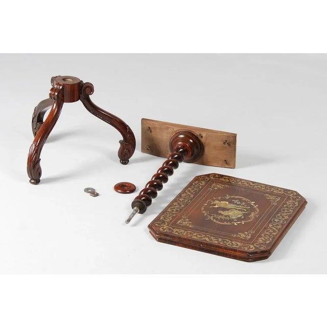 Side Table with Marquetry, France, Mid 19th Century For Sale - Image 12 of 13