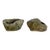 Pair of Organic Rock Planters C. 1960's For Sale