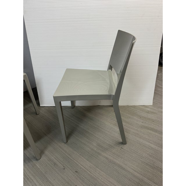 Plastic Piero Lissoni for Kartell Lizz Stacking Chairs, Set of Six For Sale - Image 7 of 12