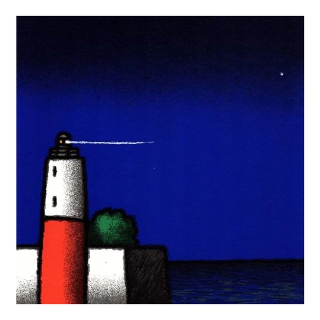 Tino Stefanoni, Faro bianco e rosso, 1999, Serigraph For Sale
