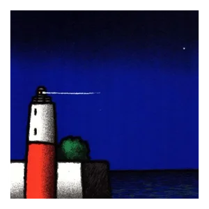 Tino Stefanoni, Faro bianco e rosso, 1999, Serigraph
