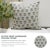 Not Yet Made - Made To Order Floral Block Print Cushion Cover for Home Decor Pure Linen 20x20 Inch- 7Patt For Sale - Image 5 of 5