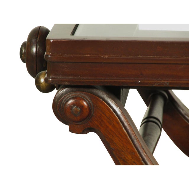 Wood Late 19th Century Victorian Piano Stool Table For Sale - Image 7 of 7