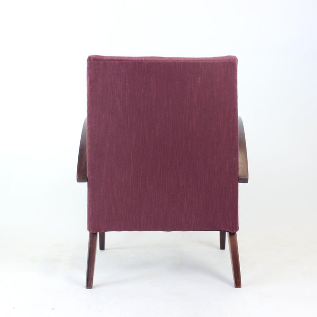 Vintage Armchair by Jaroslav Šmídek for Ton, Czechoslovakia, 1960s For Sale - Image 11 of 13