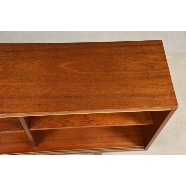 Wood Teak Mid Century Modern Bookcase For Sale - Image 7 of 8