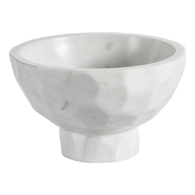 Fulham Hammered Marble Condiment Bowl For Sale