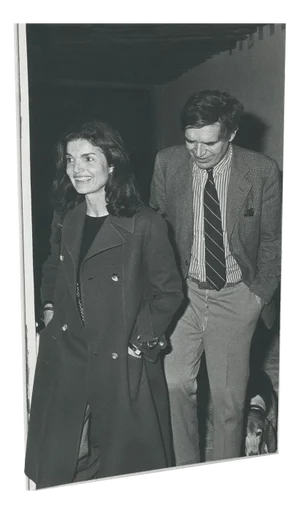 Jackie Kennedy, Black and White Photograph, 1975