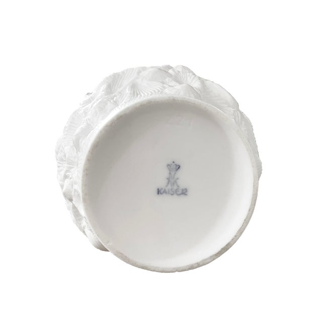 1970s Petit Mid Century Bisque Fossil Vase by Kaiser Porcelain, Germany Chairish