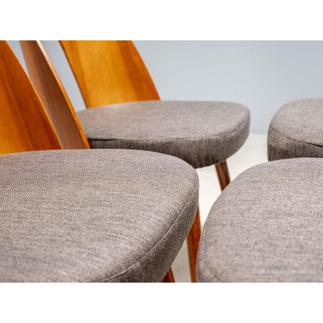 Dining Chairs by Antonín Šuman for Tatra Furniture, Czechoslovakia, 1960s, Set of 4 For Sale - Image 4 of 11