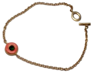 Tourmaline and Gold Chain Bracelet, 2000s