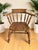 Antique Victorian Smokers Bow Armchair in Beech & Elm, 1880s For Sale - Image 3 of 18
