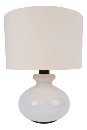 Vintage Glass Table Lamp from Dijkstra, 1960s