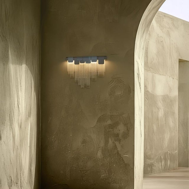 Contemporary Frostlight Wall Lamps by Porus Studio, Set of 2 For Sale - Image 3 of 18