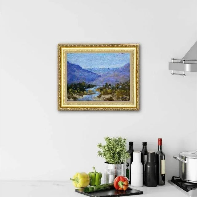 2020s Carson River Contemporary Landscape Oil by L Haas For Sale - Image 5 of 9