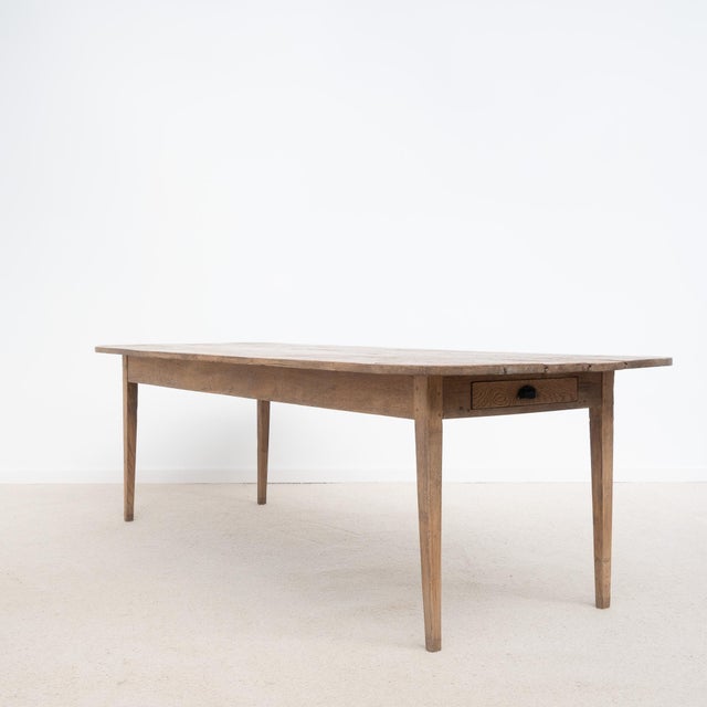 Antique 19th Century Farmhouse Oak Table, France For Sale - Image 12 of 12