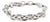 Konstantino Plato Sterling Silver & Black Spinel Cable Link Bracelet For Sale